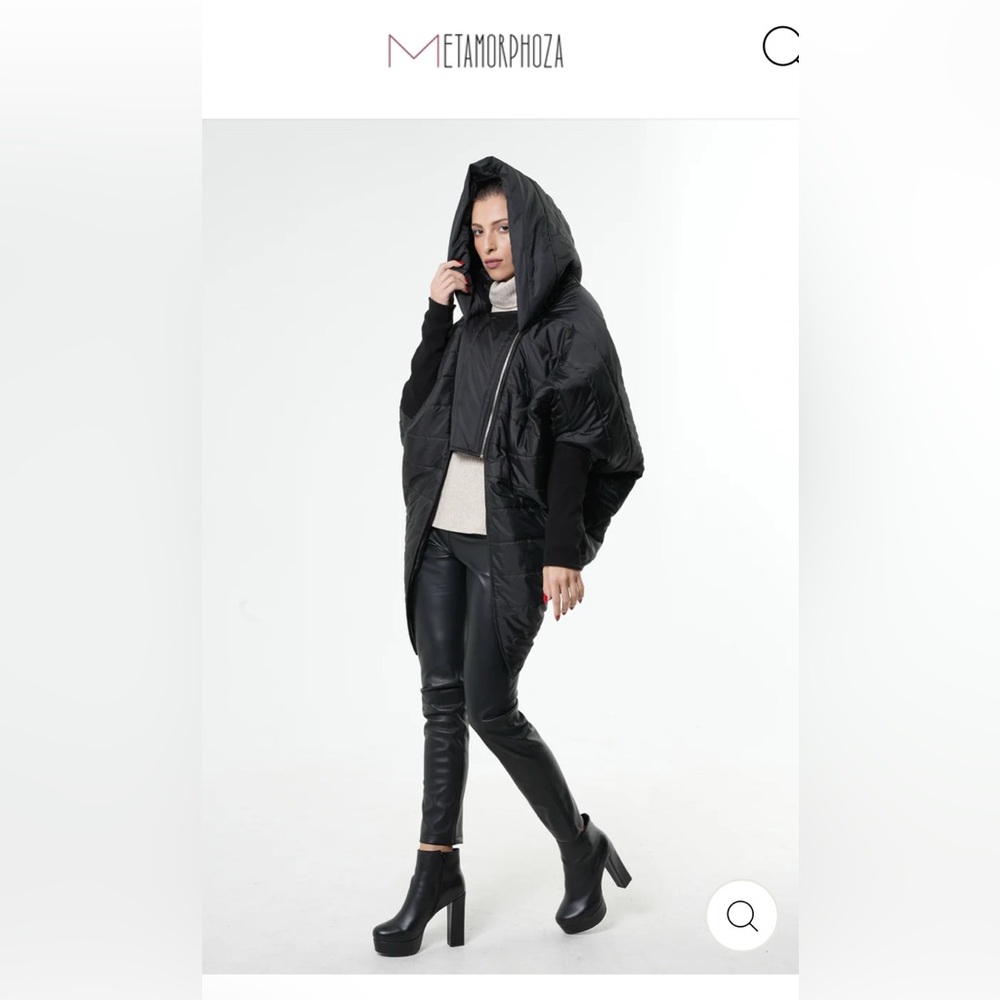 Metamorphoza Extravagant Black Jacket